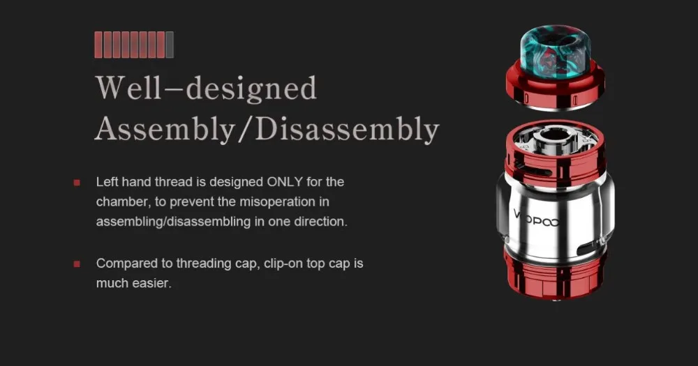 Voopoo Rimfire 30mm RTA-6