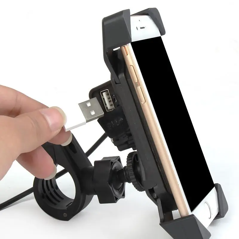 Универсальный держатель для телефона велосипеда мотоцикла гонок GPS с usb зарядным