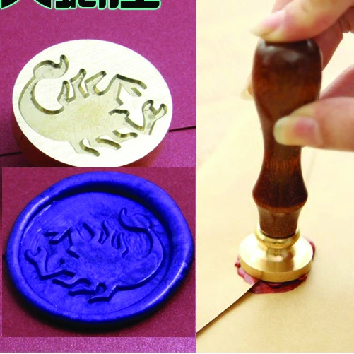 

New zodiacal signs wax seal Metal head with wood handle,Scrapbooking wax stamp Twelve constellations, Vintage Gift high quality