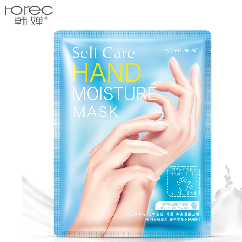 ROREC Milk Moisture Hand Mask Sheet 1pair Hand Skin Care 35g NEW on