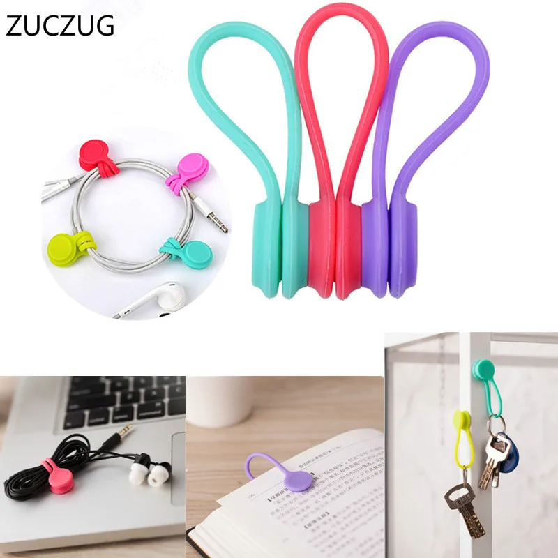 

ZUCZUG Cable Organizer Bobbin Winder Protector Wire Cord Management Marker Holder Cover For Earphone iPhone Sansung MP3 USB