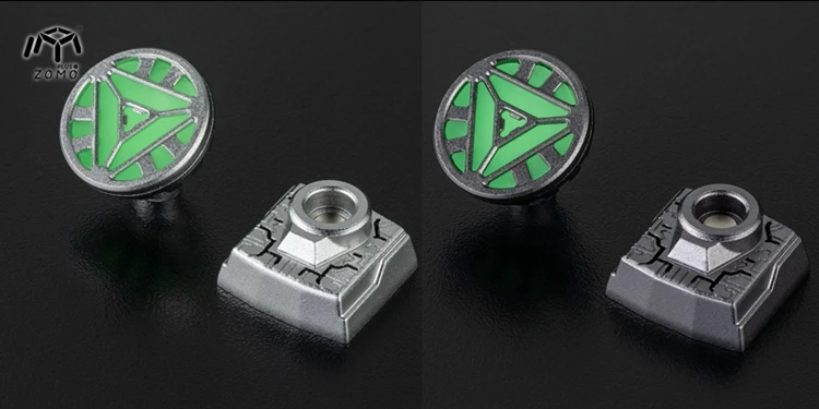 Zomo ironman реактор Artisan Keycap CNC Анодированный Алюминиевый совместимый Cherry MX переключатели