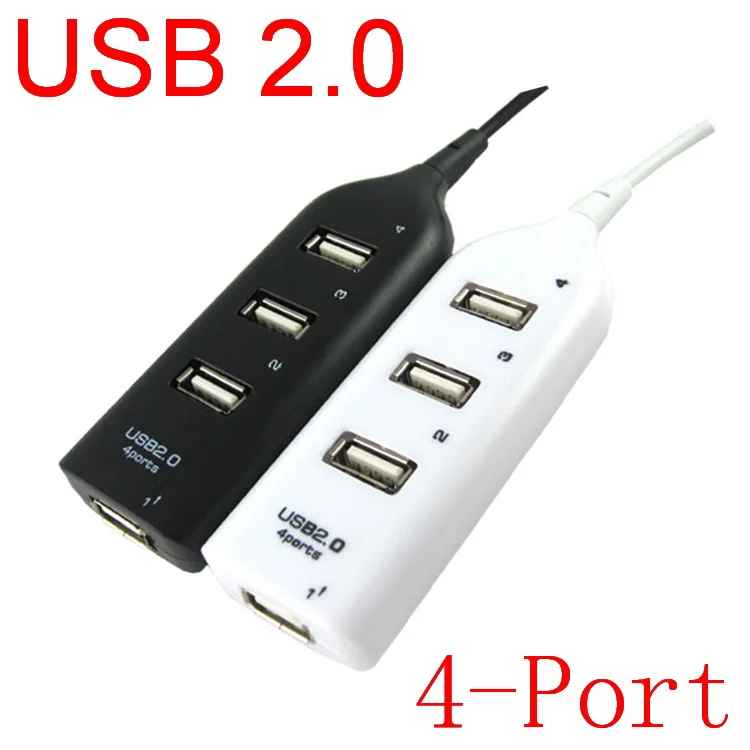 4-port micro usb hub 2.0  with powersplitter Micro splitter multi port hub speed 4 puertos Port Computer peripheral
