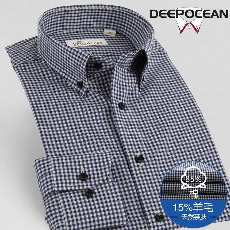 

Fashion Men Shirts plaid shirt long-sleeve Spring Autumn Plus size Casula Business Cotton shirt Slim Men Clothes Tops