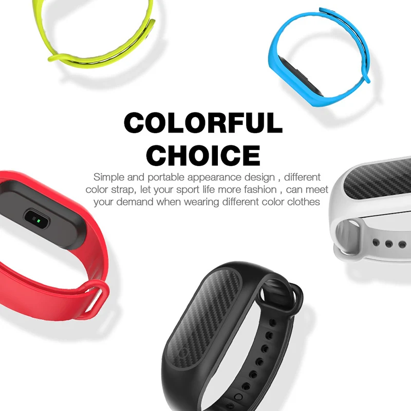 B15S 0.86inch OLED Heart Rate Blood Oxygen Pressure Monitor Pedometer Smart Bracelet For iphone X 8