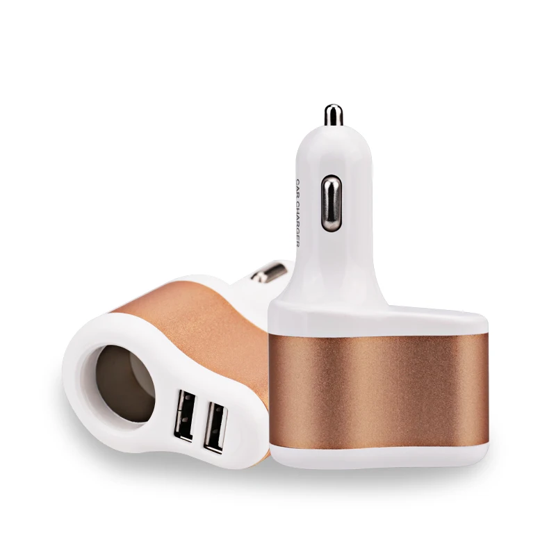 Авто 12В 24В 3.1A двойной Переходник USB для зарядки в машине универсальное