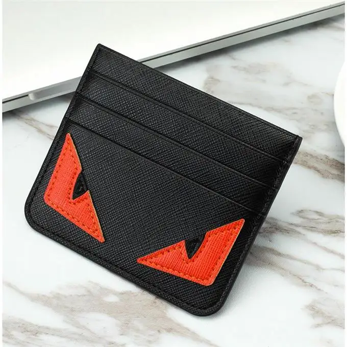 2019 small wallet card women Unisex Fashion Women Lichee Pattern Bank Card Package Coin Bag Card Holder