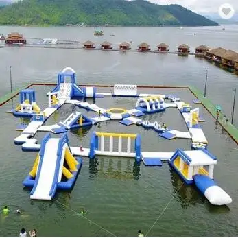 Hi Bouncia Великобритания надувной водный парк дизайн игр/надувная водная плавающая