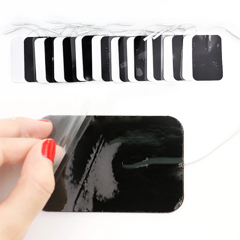20pcs Large Size Reusable EMS/Tens Electrode Pad For Pulse Digital Acupuncture Therapy Massager Electrical Muscle Stimulator 20pcs Large Size Reusable EMS/Tens Electrode Pad For Pulse Digital Acupuncture Therapy Massager Electrical Muscle Stimulator