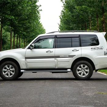 

car stickers 4 Pcs car side body 4x4 off road stripe graphic vinyls accessories decals custom for mitsubishi pajero sport
