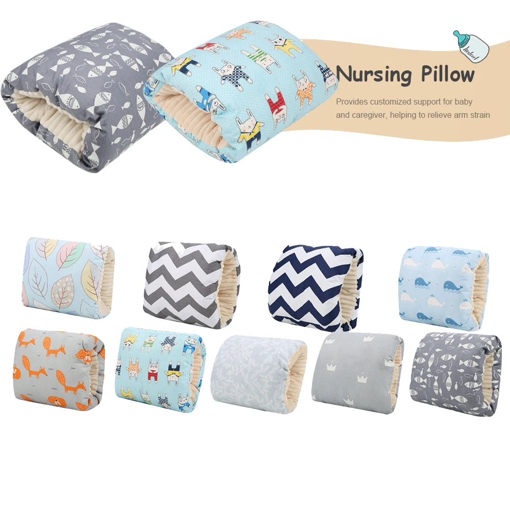 

Adjustable Baby Cotton Nursing Arm Pillow Breastfeeding Washable Baby Infant Nursing Breastfeeding Slides On Arm Pillow Cushion