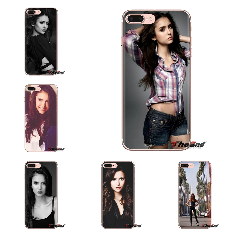 Nina Dobrev The Vampire Diaries For Samsung Galaxy S3 S4 S5 Mini S6 S7 Edge S8 S9 S10 Plus Note 3 4 5 8 9 Soft Silicone TPU Case |
