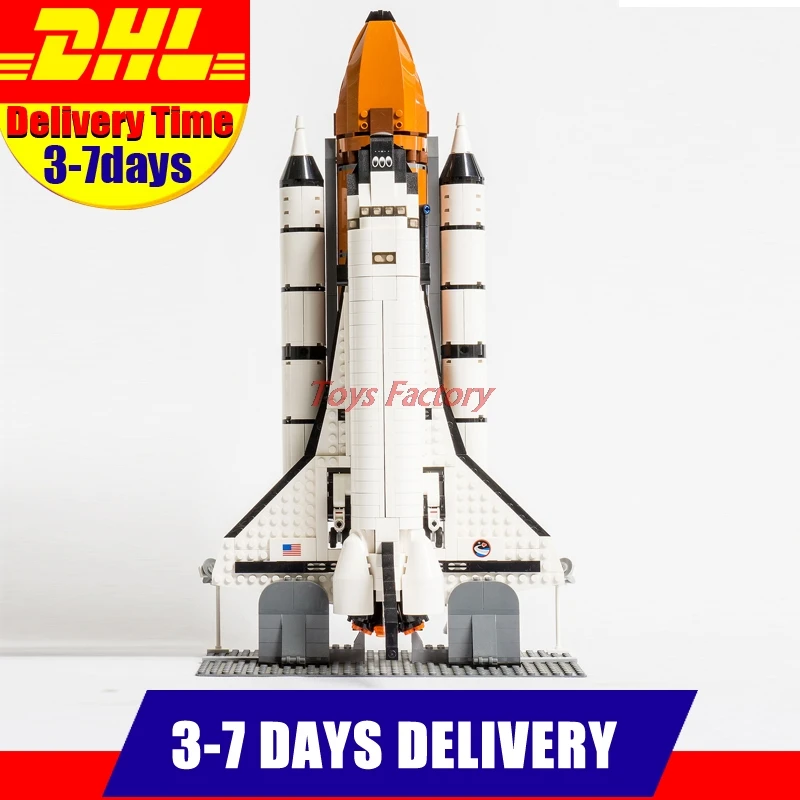 

LEPIN 16014 1230Pcs Out of Print Space Shuttle Expedition Model Building Kits Set Blocks Bricks Children Toy 10231