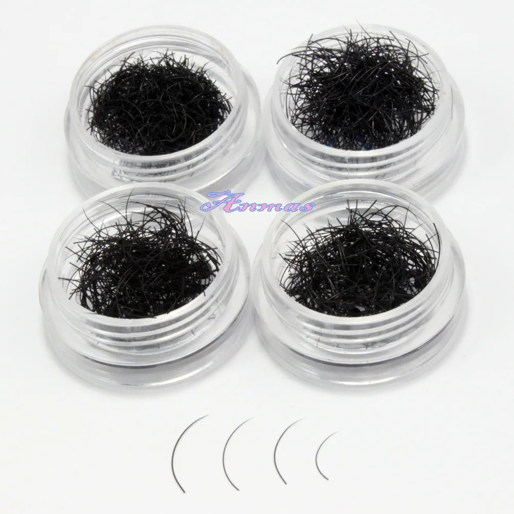 

Individual Black False Eyelash Extension Lash C curl 0.2 8 / 10 / 12 / 14mm set