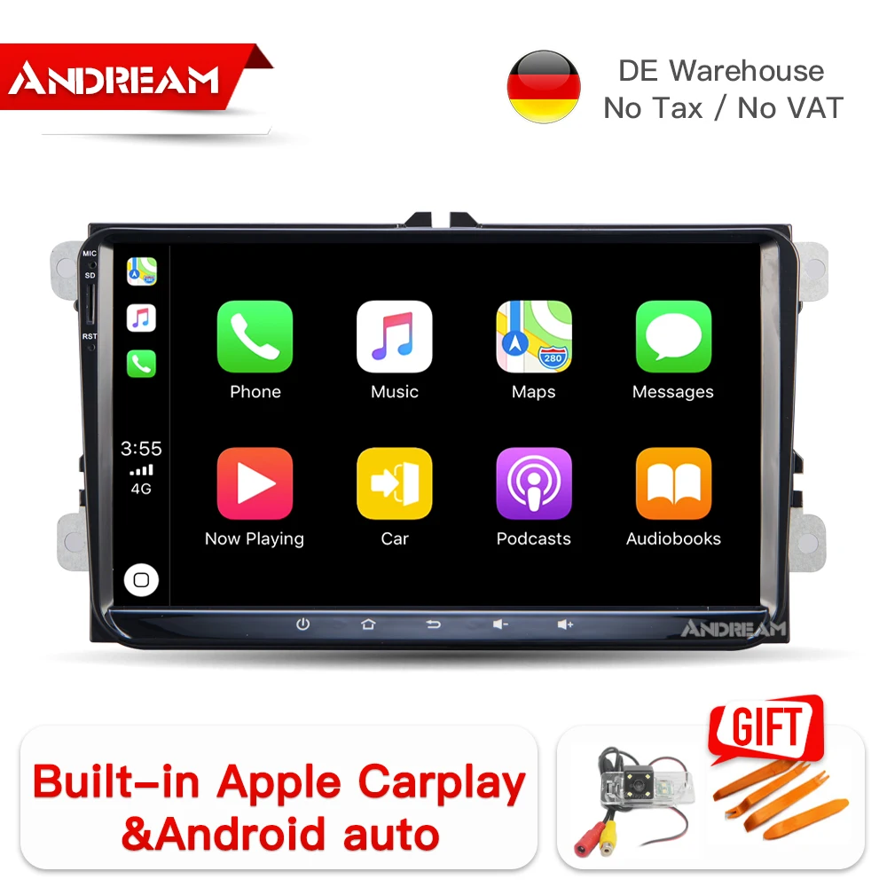 

For VW Volkswagen POLO GOLF 6 PASSAT CC JETTA TIGUAN TOURAN Caddy Fabia superb fabia Android 7.1 car dvd player navigation gps