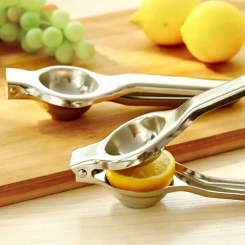 

Portable Kitchen Tools Fruit Juice Reamers Fast Handle Press Multifunctional Tool Lemon Squeezer Stainless Steel Orange Juicer