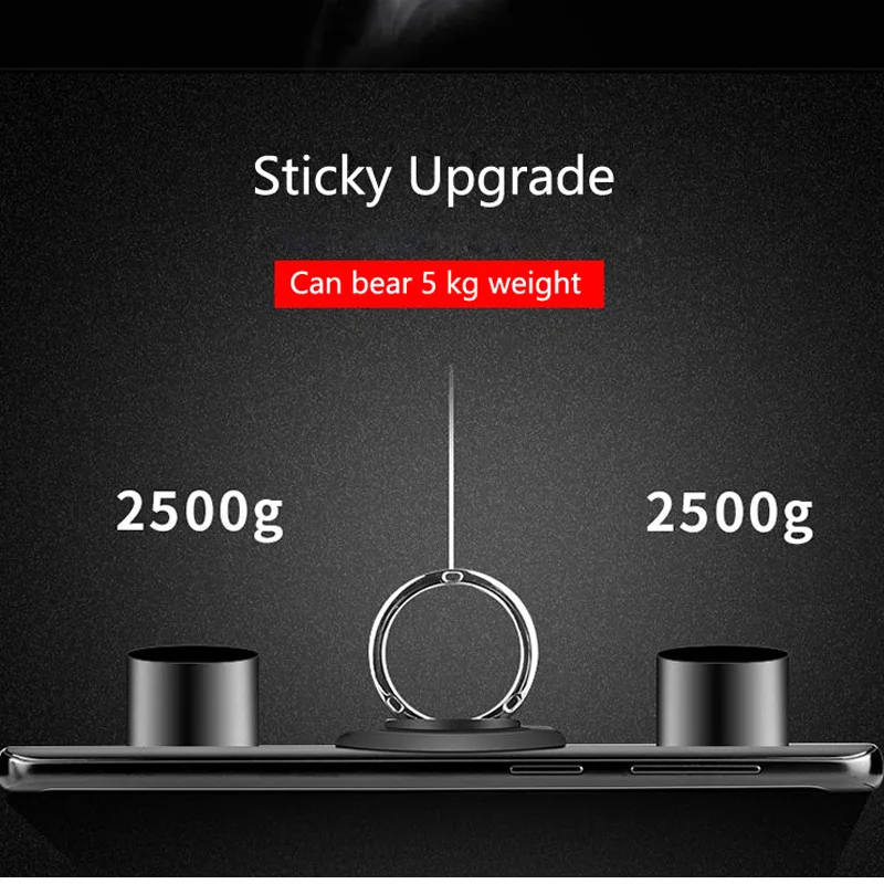 CA Shield Shape Finger Ring Holder For iPhone X XS XR Mount Stand Mobile Phone Finger Tablet Magnetic Car Holder For Samsung