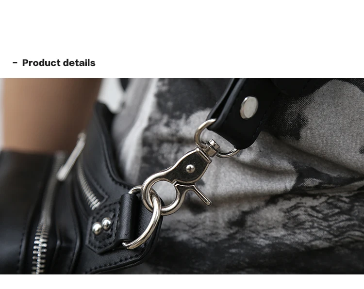 steel Master женская черная винтажная мини-сумка-мессенджер с заклепками, дорожные сумки на плечо, поясные сумки для мобильного телефона в стиле панк