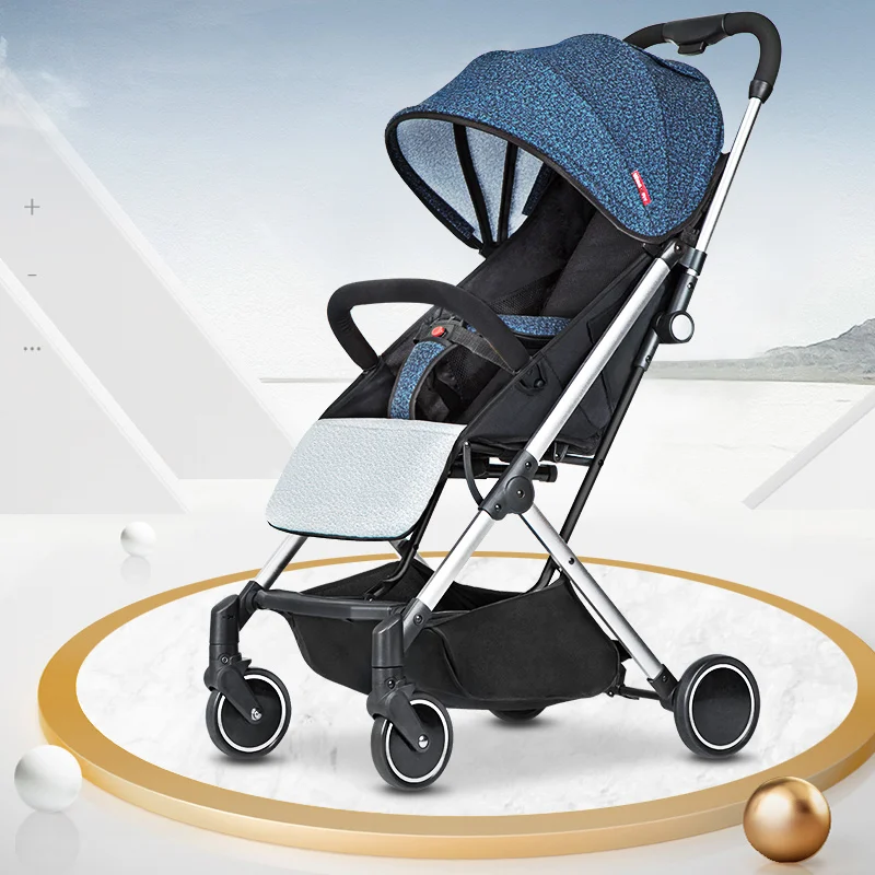  5.3KG baby stroller can sit on the reclining portable folding baby stroller can be on the plane wit