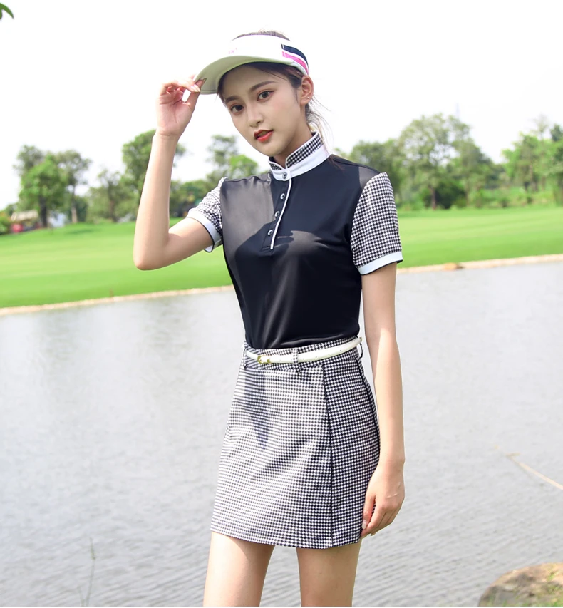 Hot sale!PGM Women's Golf Skirt Girl Leisure Sport Tennis Plaid A Skirt