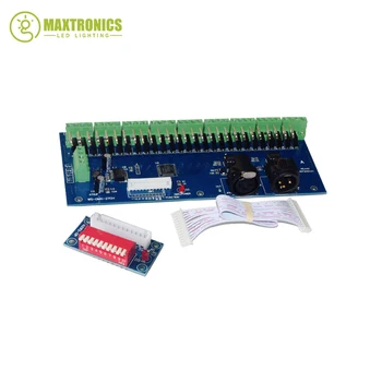 

New Version WS-DMX-27CH-DIPC dimmer DC12V-24V 1A*27CH LED decoder led controller for lights free shipping