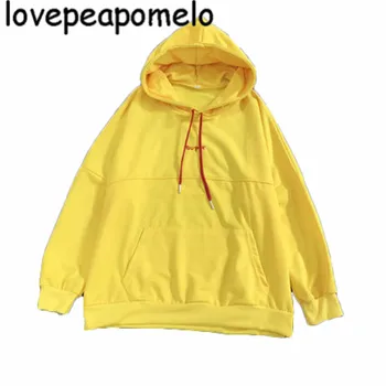 

Spring And Autumn Hoodies Women's Large Size Streetwear Letter Sweatershirt Korean Ladies Loose Batwing Sleeve Pullover J239