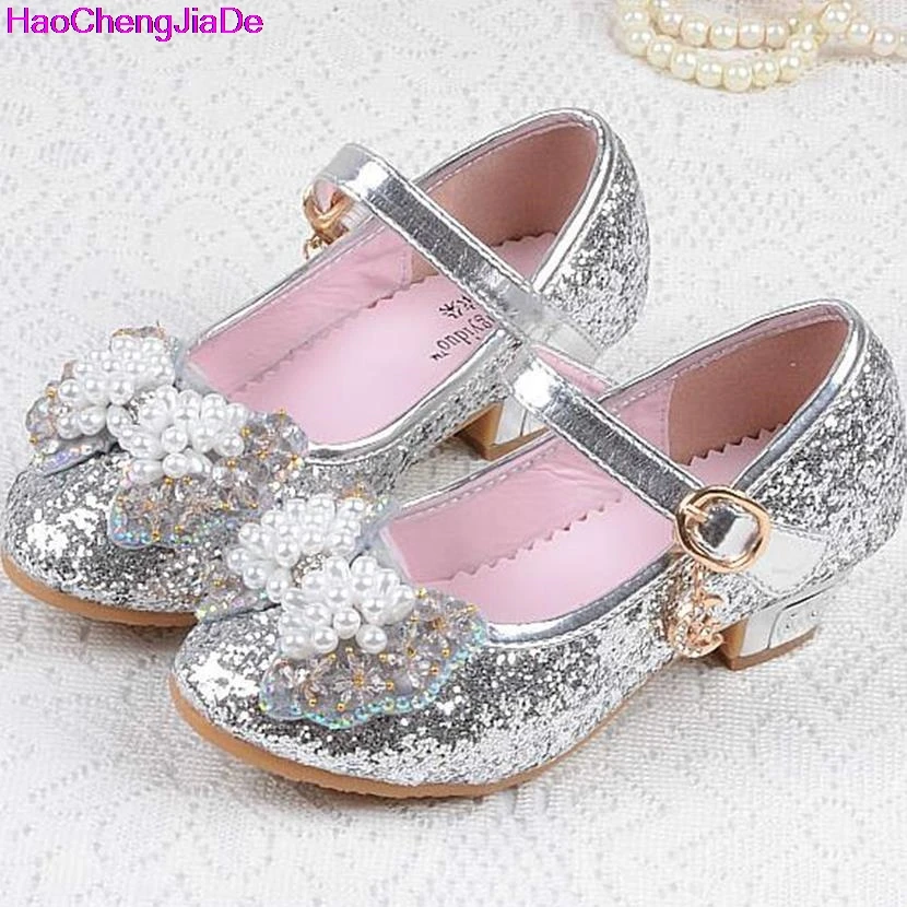 HaoChengJiaDe Summer Girls Princess Sandals Children High Heels 2018 ...