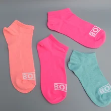 2 пары женские ботильоны носки, короткие носки для девочек из мягкого хлопка флуоресцентным цветом