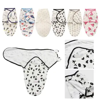 

Baby Swaddle Blanket Newborn Cocoon Wrap Cotton Swaddling Bag Baby Envelope Sleep Sack Bedding