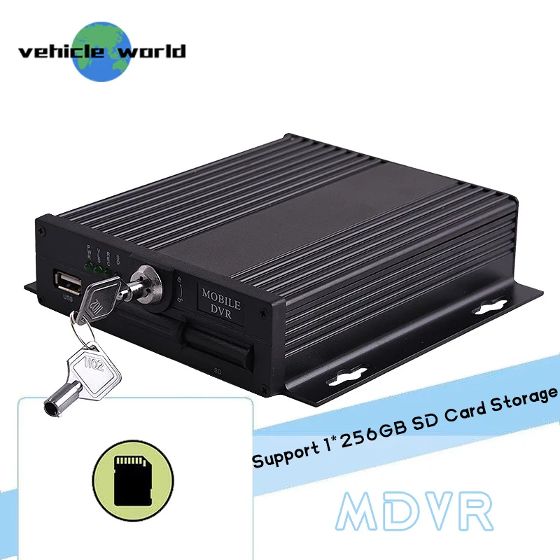 Поддержка 256G для одного SD карты 720 P/D1 4 канальный вход безопасности школьных