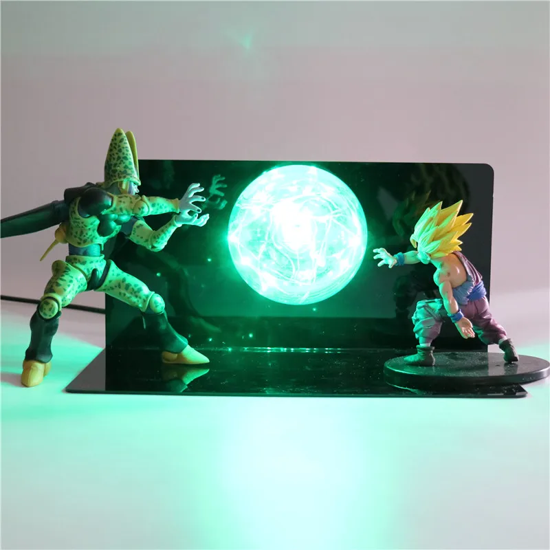 Фигурки супер Z Goku DIY светодиодный креативный ночник игрушки для спальни для мальчиков подарки лампа аниме модель огни Жемчуг дракона свет