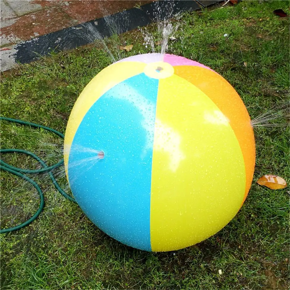 Новейший горячий надувной ПВХ водный спрей пляжный мяч для наружной лужайки летняя игра детский игрушечный шар водный струйный шар