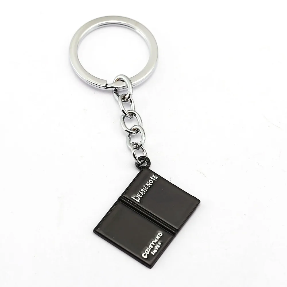 Death Note Брелок аниме-брелок для ключей Черная книга брелок держатель кулон chaviro ювелирные изделия для подарка