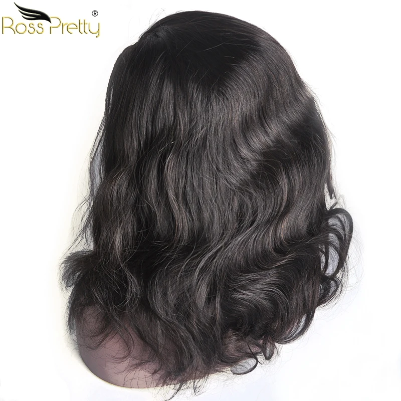 Бразильские волосы Ross Pretty Remy волнистые 360 парики из натуральных волос черного