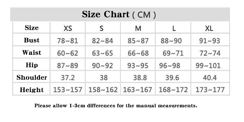 Bum Size Chart