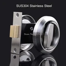 Quality Stainless Steel 304 Recessed Invisible Cup Handle/ Privacy/Hidden Door Locks Cabinet Pull Handle Door Lock Hardware K140 free shipping stainless steel door handle house ornamentation door hardware locks invisibility door lock ring handle dark locks