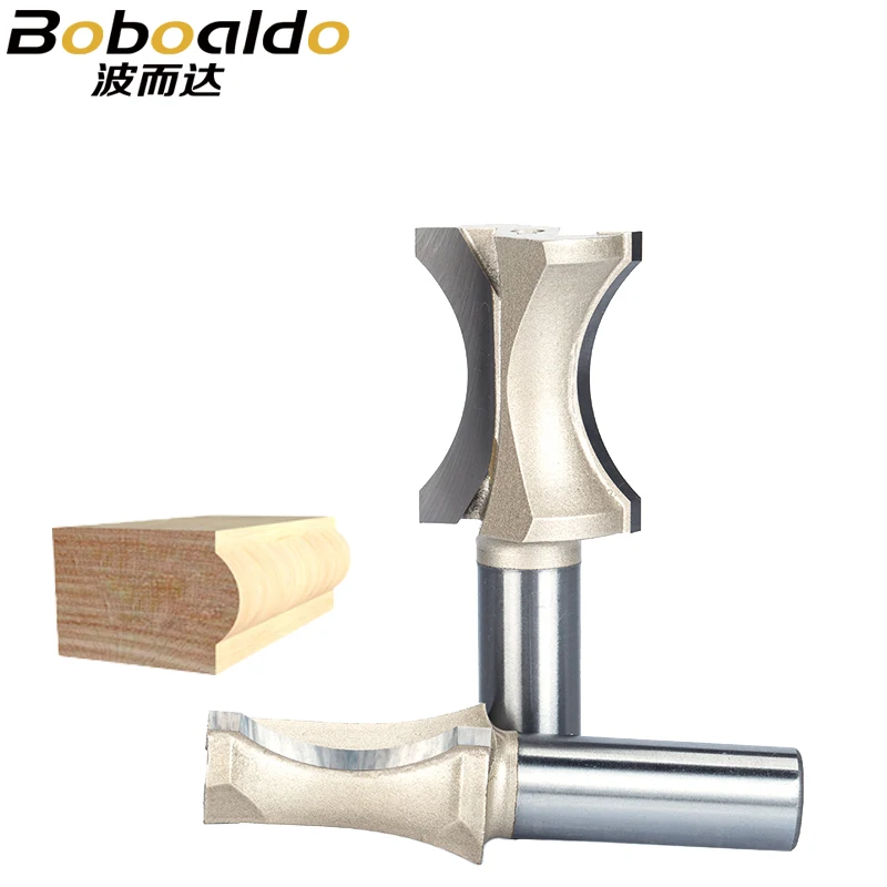 1/2" 1/4" Shank Half Round Bit 2 Flute Endmill Router Bits For Wood