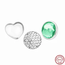 Может капельница миниатюрные бусины DIY Fit Pandora подвешиваемый кулон ожерелья подвески или браслеты серебро 925 3 шт./партия FLS009-5