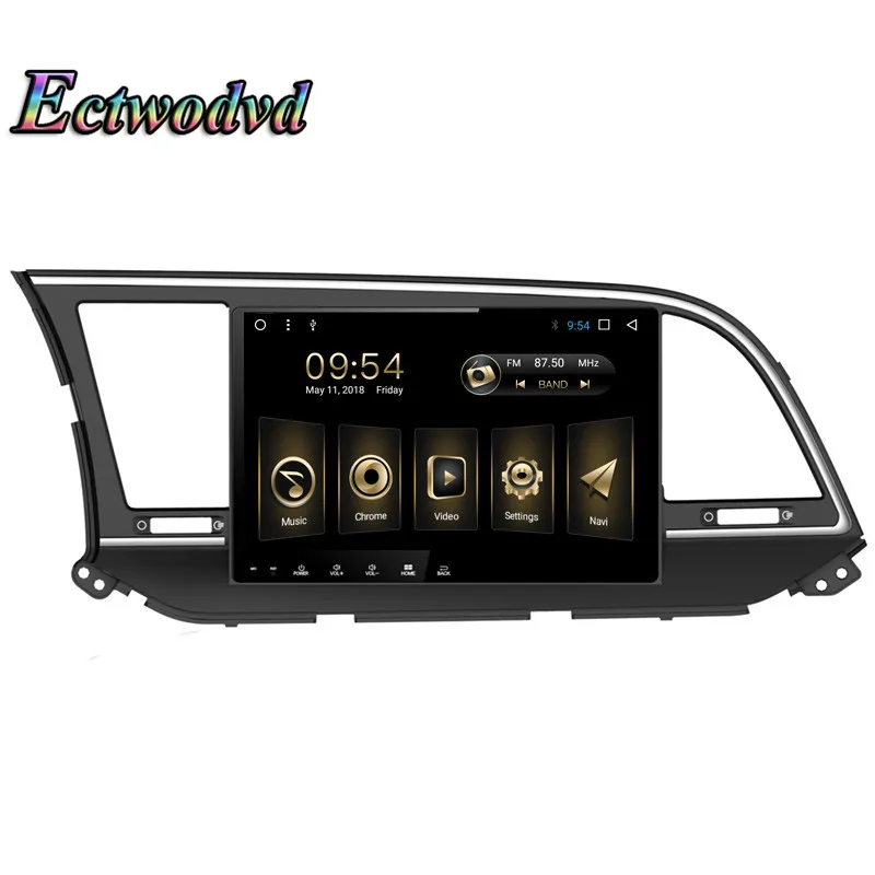 

Ectwodvd 2018 Newest Octa Core Android 8.1 Car Radio Stereo GPS Navigation for Hyundai Elantra 2016 Auto DVD Multimedia Player