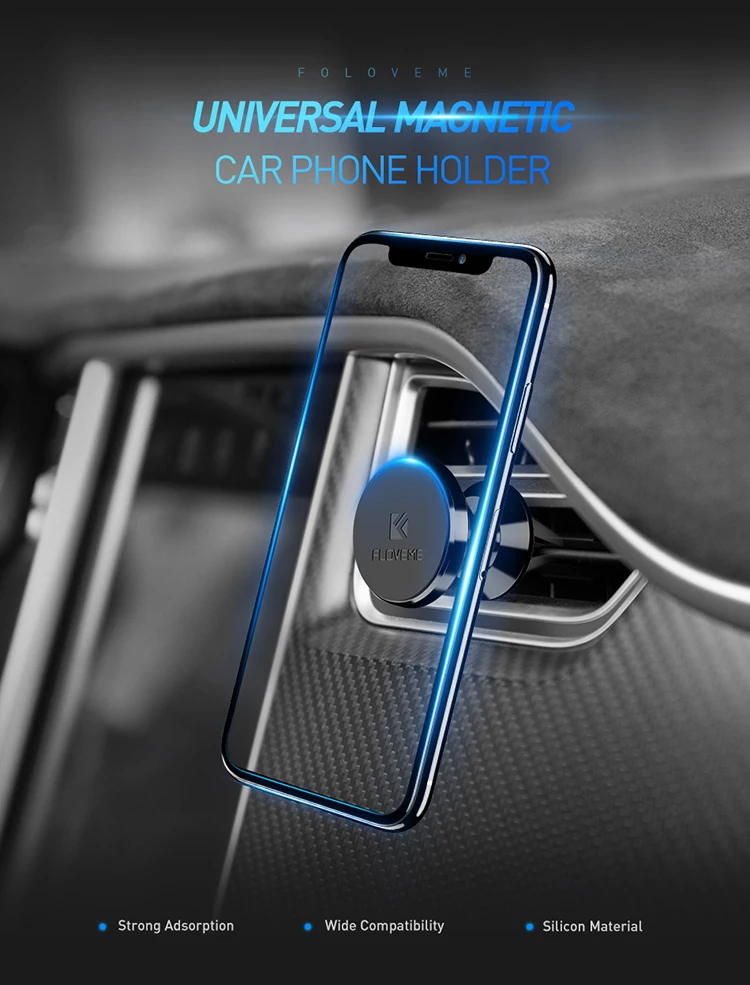 FLOVEME Автомобильный держатель для телефона для samsung Note 10 магнитный держатель для iPhone X XS XR 11 держатель для телефона в автомобиле