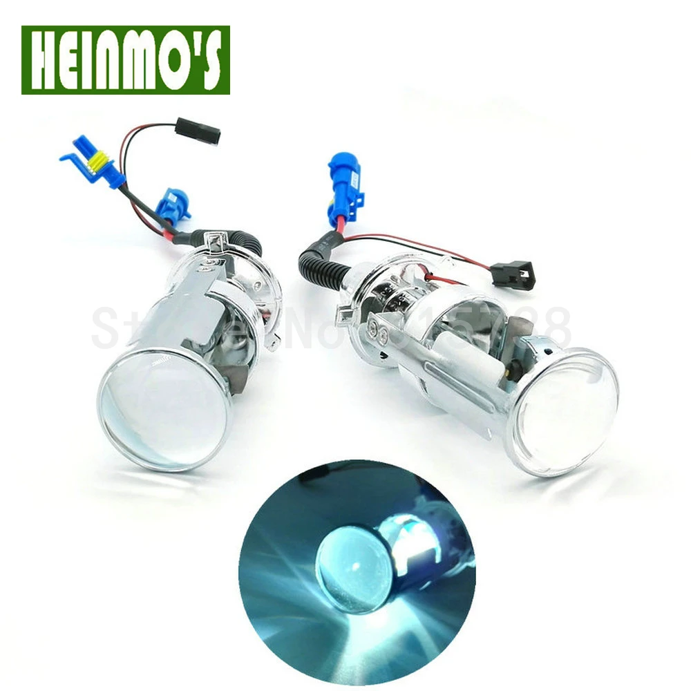12V 35W H4 Bi xenon Lens Car light source H4 HID Bi xenon H4 hid kit hi ...