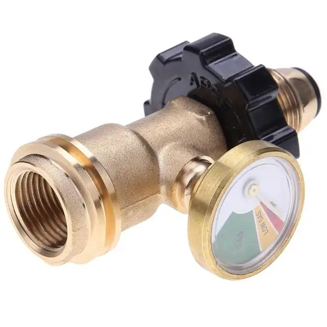 POL Propane Gas Gauge Table QCC1 BBQ Pressure Valve Propane Tank Pressure Test Instrument Tools
