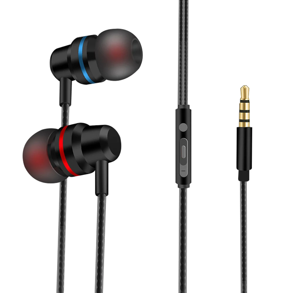 

UP02 Wired In Ear Earphone 3.5mm With Microphone Handsfree Earphones Line length 1.2m Ecouteur Volume Control Earpiec For Phone
