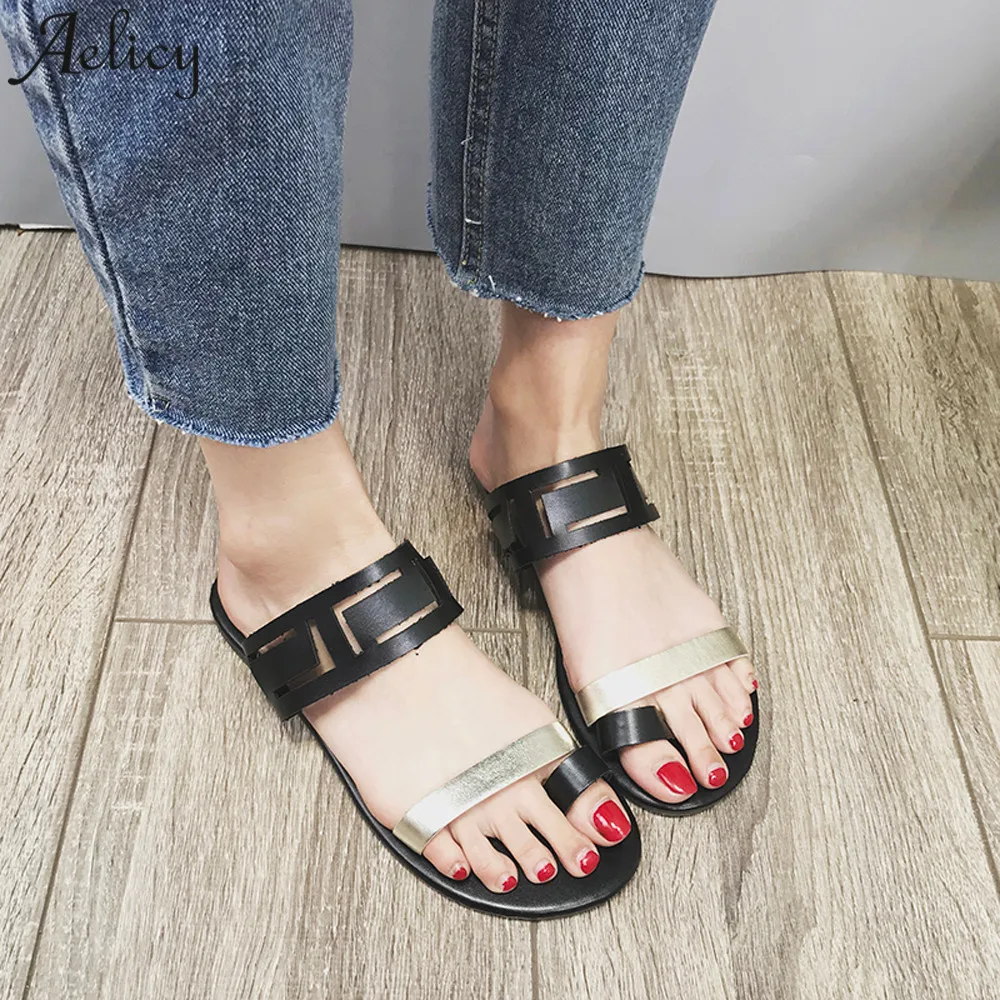 

SAGACE 2018 Hot New Fashion Light High Quality Women Hollow Flat Sandals Sexy Casual Fashion Flip Flops Women Clip Toe Sandals