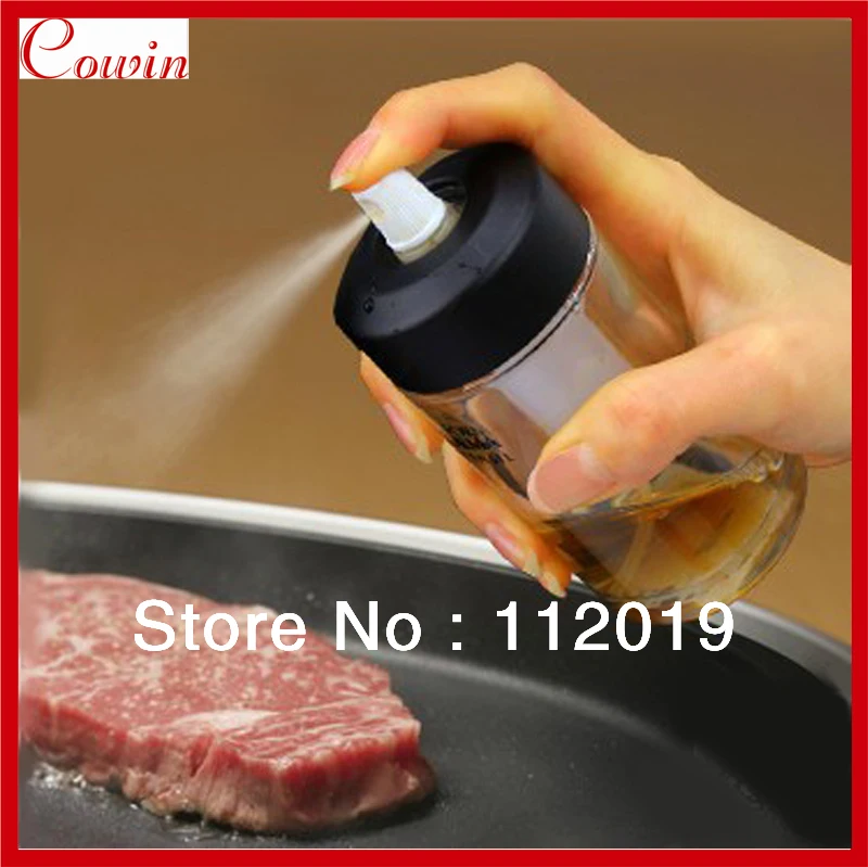 New Cooking Glass Oil Mist Pump Bottle Spray Sprayer Salad Dressing