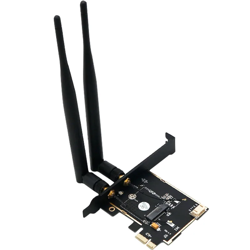 Настольный вайфай адаптер беспроводной карты NGFF M.2 карта для PCI-Express x1 беспроводной адаптер ethernet с кабелем Bluetooth для ПК