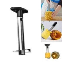 Нержавеющая сталь Фрукты Ананас Corer Овощечистка Slicer разделочный кухонный нож для кубиками кольца с орнаментом в виде фруктов WXV продажи