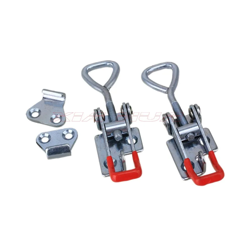 2pcs Quick Adjustable Locking Clip Toggle Latch Metal Adjustable Toggle