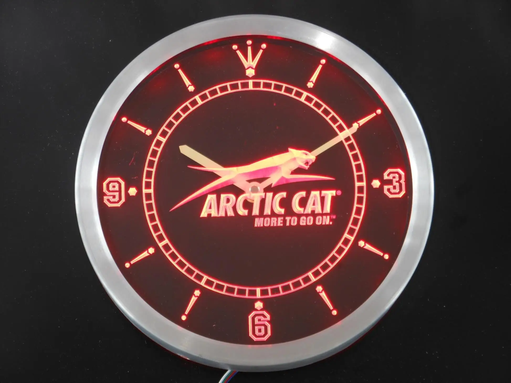  nc0168 Arctic Cat Snowmobiles Neon Light Signs LED Wall Clock - 32842909435
