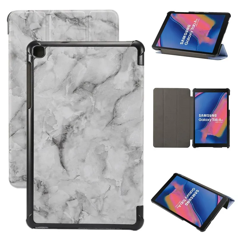 Ультратонкий чехол для Samsung Galaxy Tab A8 с S Pen 8 0 дюйма 2019 тройным складыванием на
